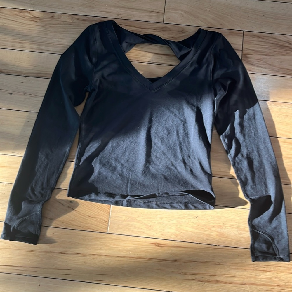 NWOT V Neck Shanti Twist Top Buttery soft material.